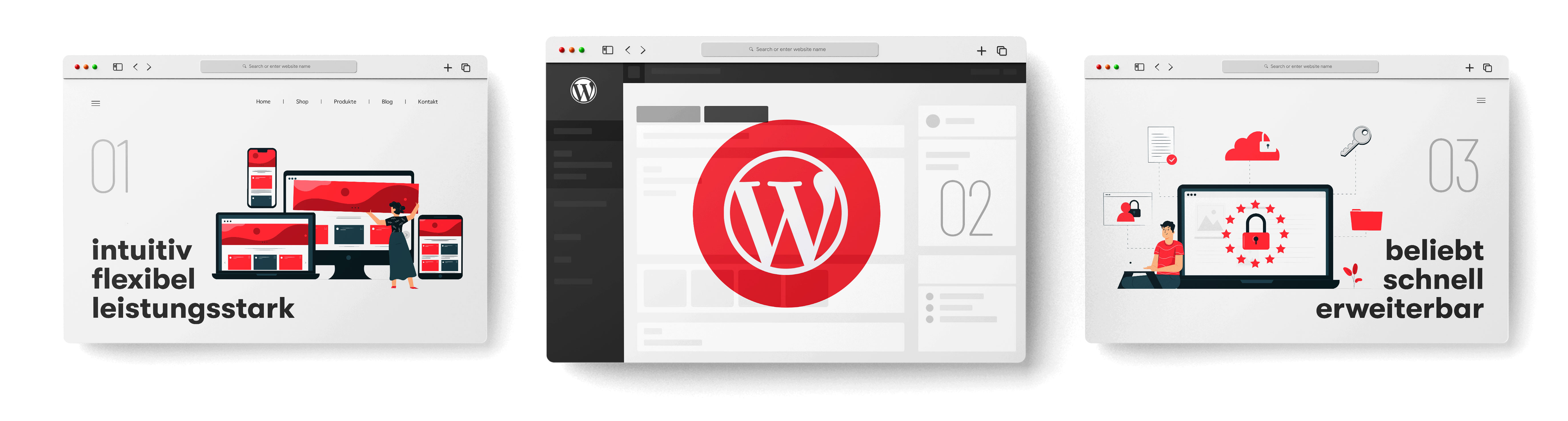 Webdesign 3 Screendesign Wordpress